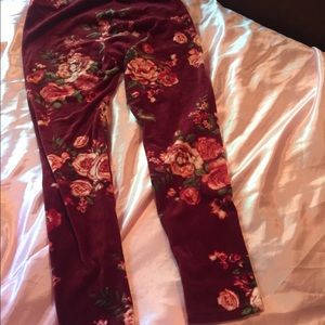 🍁 velvet leggings